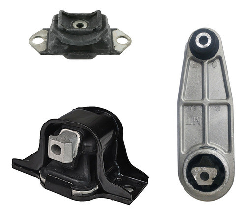 Kit X3 Soporte Pata Motor Renault Megane 2 K4m 1.6 16v 0