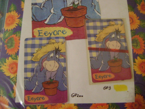 Tarjeta Telefonica Disney Pooh 3 Gp2 Usada Serie F22 1