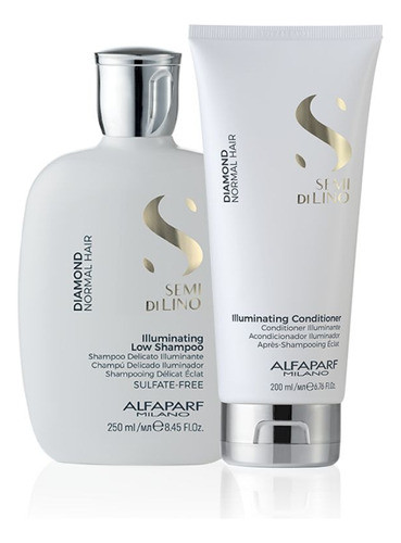 Alfaparf Semi Di Lino Diamond Shampoo + Acondicionador Chico 0