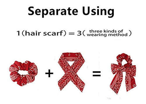 Cutewing Hair Scarf Ties Hair Scrunchies Scarf Boho Hair Sca 1