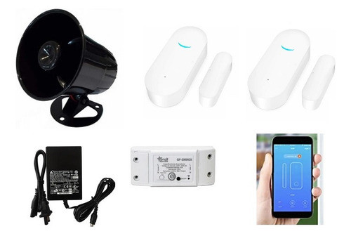 Kit Alarma Domiciliaria Inalambrica Puerta Ventana Wi Fi 0