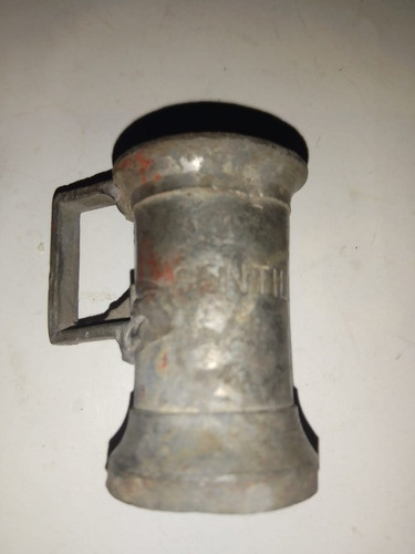 Jarra Peltre Jarrita Centilitro Medida Sellado 0