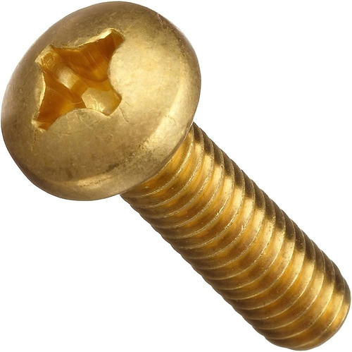 Tornillo De Bronce Cabeza Redonda 5/16x1 1/2 X10 U 1