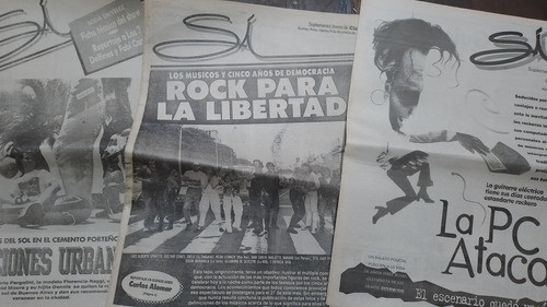 Lote 7 Suplementos * Si * De Clarin - Soda Stereo - Años 90 0