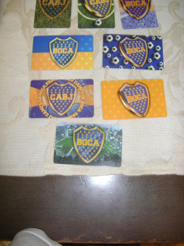 Tarjetas Telefonica Argentina  10 Tarjetas Club Boca Juniors 1