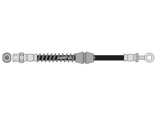 Flexible Freno Chery Qq 380mm Del. 1