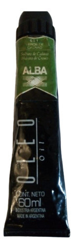 Oleo Alba Profesional  60 Ml  Verde Cadmio   651  Oferta 0