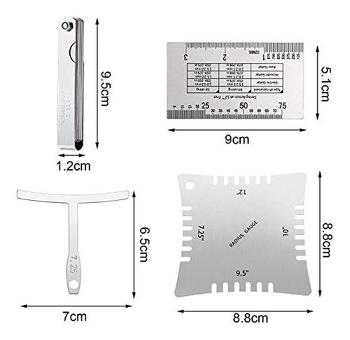 Juego De Herramientas De Luthier De Guitarra De 15 Piezas Qu 1