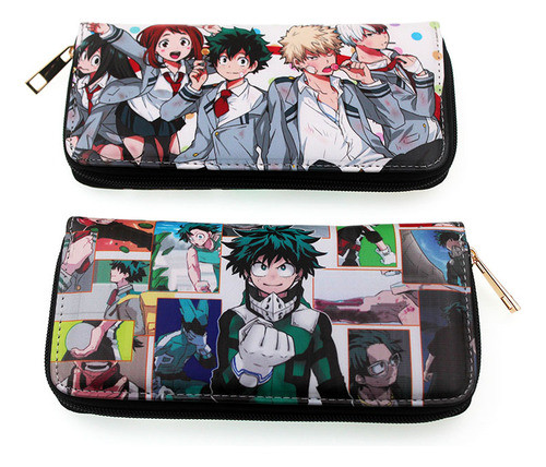 Billetera Monedero Con Cierre My Hero Acadmia 0