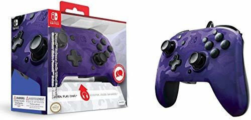 Pdp Nintendo Switch Faceoff Deluxe Controlador Con Cable De 0