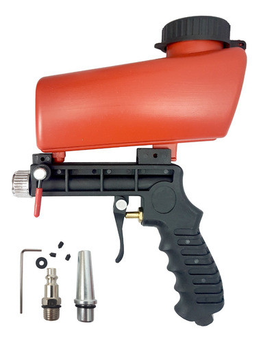 Pistola De Arenar Metales Vidrios | Con Tacho - Por Gravedad 0