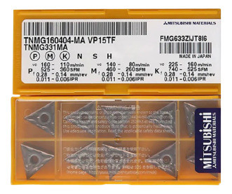 Tnmg 160404 Insertos De Torno Mitsubishi   - (x10 Unidades) 1
