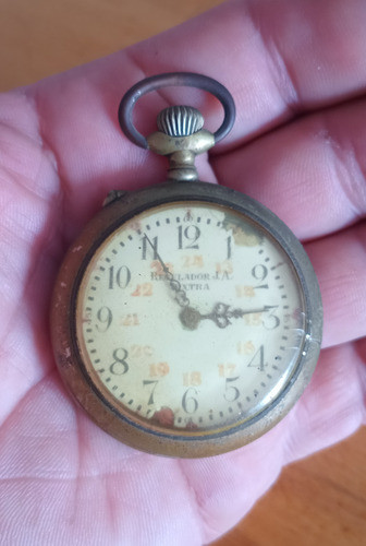 E- Antiguo Reloj Bolsillo Regulador J.a. Extra - No Anda 0