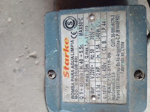 Bomba Para Agua Limpia Starke 0