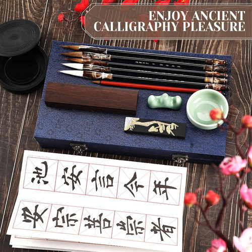 Juego De 14 Pinceles De Caligrafía China Para Principiantes 1