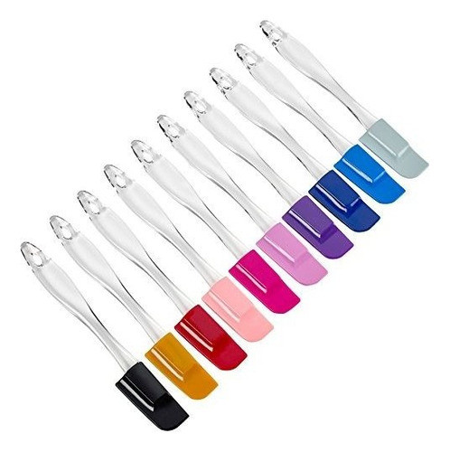 Mini Espatulas De Silicona Set Nonstick Y Turners Resistent 1