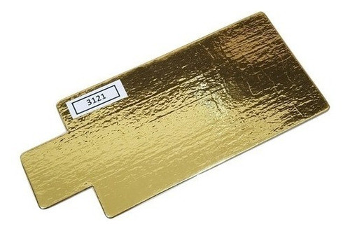 Formato Cartón Oro/plata 10,5 X 5,7 Cm Con Pestaña (x 50) 0