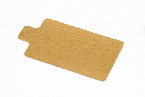 Formato Cartón Oro/plata 10,5 X 5,7 Cm Con Pestaña (x 50) 1