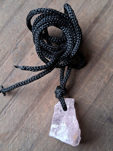 Cuarzo Rosa Collar Cristal En Bruto La Piedra Del Amor 3 1