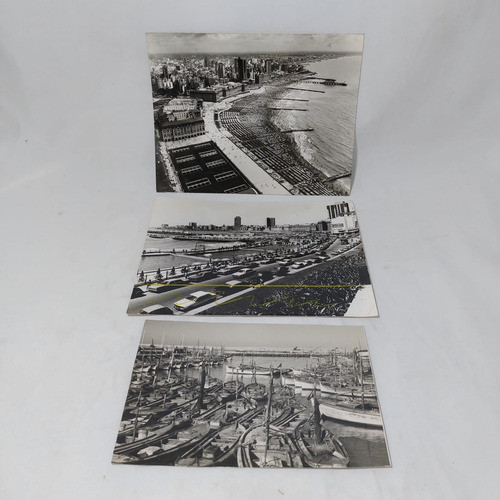 Antiguas Fotos Planos Mar Del Plata Reseña Lote X7 Mag 64603 1