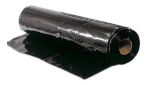 Nylon Polietileno Negro Jardín 200 Mic. Ancho 4 Mts X 25 Mts 0
