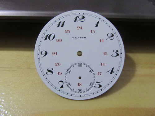 Cuadrante Zenith Repuesto Para Reloj De Bolsillo 0