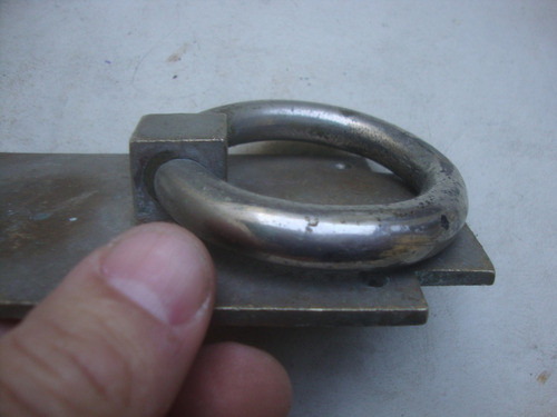 Antiguo Manijon De Puerta En Bronce 23,5 X 7,4 X 2,4 - 680gr 1