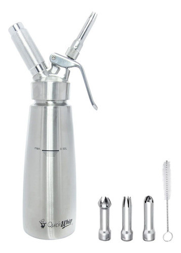 Cremera Quickwhip Pro 500ml Full Acero Inox Calor Frio 0
