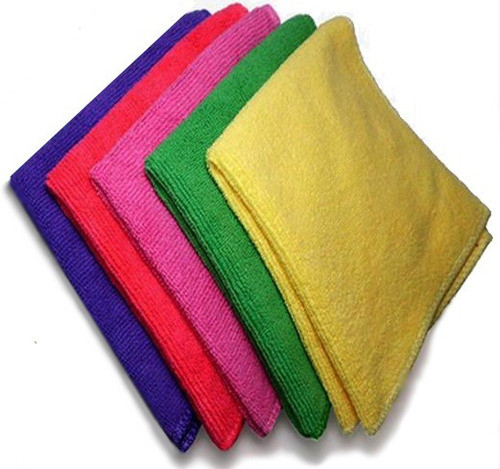 Pack 5 Paños Microfibra De Limpieza Lavado Auto Moto E. 0