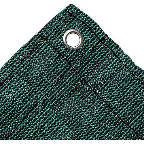 Media Sombra Reforzada 98% Con Ojales 2x3.80 Metros Verde 0