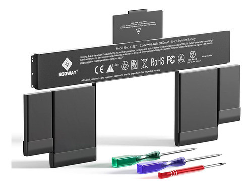 Batería Para Laptop A1437 Pro Retina 13 Early 2013 0