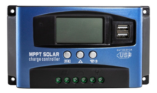 Regulador De Carga P/ Paneles Solares 12v 24v 60 Amper Mppt 0
