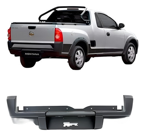 Paragolpe Trasero Chevrolet Montana 2004-2011 Gm Original 0