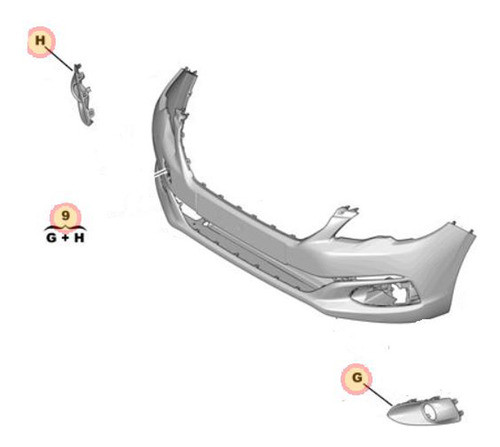 Kit Embellecedores De Faros Auxiliares Peugeot 301 1.6 0