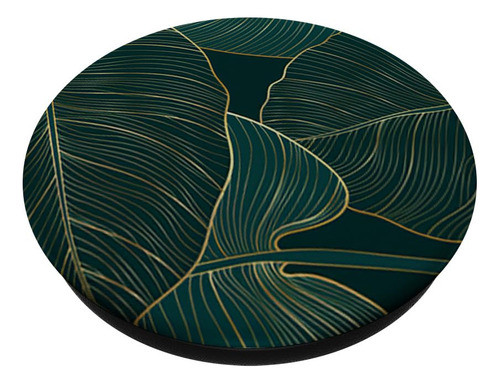 Phone Popper, Estampado De Hojas Tropicales, Verde, Botánico 1
