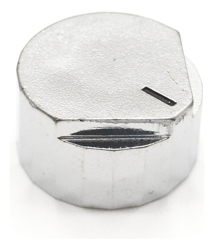 Perilla Potenciometro 20mm Alto 14mm Con Buje Cromada 0