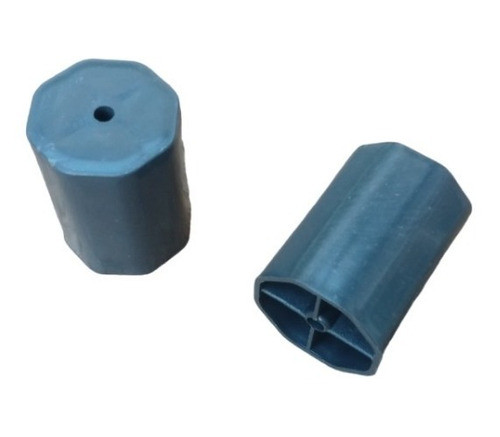 Par Taco Octogonal Plastico Para Eje 60 Mm Cortina Enrollar 1
