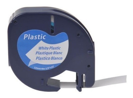 4pk De Plástico Cinta Para Dymo Letratag Qx50 Lt100h Lt91331 1
