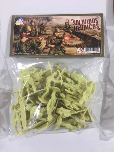 Soldaditos Juguete X 24 Unidades Industria Argentina Leatoys 0