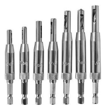 7 X Hss Egocentrista Broca Bisagra Establecer A Guías De Agu 1