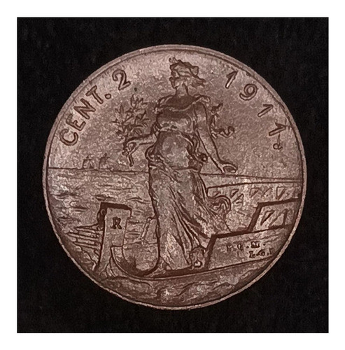 Italia 2 Centesimi 1911 Excelente Km 41 0