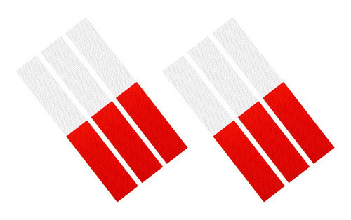 Set X4 Cinta Reflectiva Autoadhesiva Seguridad Vial  30x5cm 0