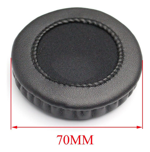 Un Par De Almohadillas Negras De Repuesto Para Auriculares 1