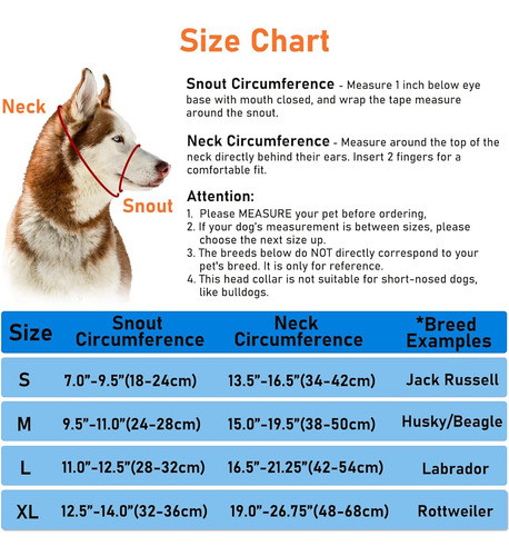 Collar De Cabeza Barkless Para Perros, Arnés Bucal Impreso S 1