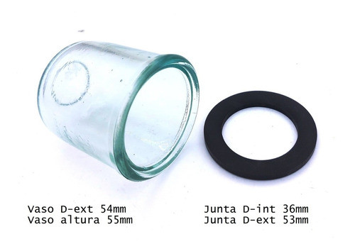 Vaso De Vidrio + Junta De Filtro De Nafta Trampa De Agua 1
