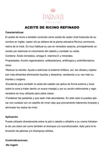 Aceite De Ricino 30ml 1