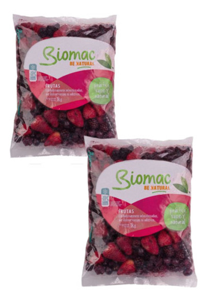 Frutos Del Bosque Mix Congelados Biomac X 1 Kg Pack X 2 Unid 0 Frutos Del Bosque Mix Congelados Biomac X 1 Kg Pack X 2 Unid 0