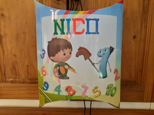 Piñata Personalizada Charlie Y Los Números 1