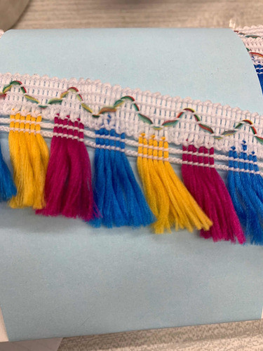 Fleco Multicolor 3 Cm De Ancho X 10 Metros. Art.2199 0