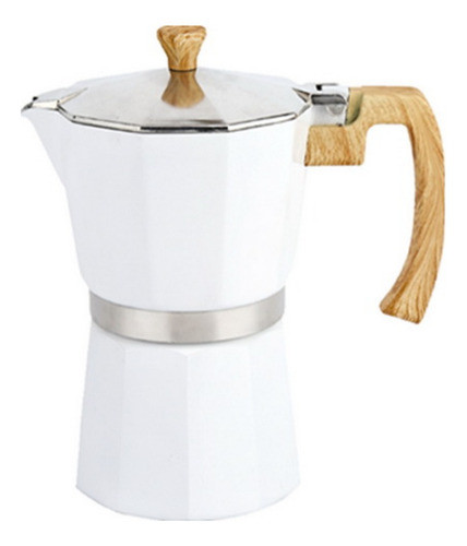 Cafetera Hudson 9 Pocillos Aluminio Esmaltado Blanco 0